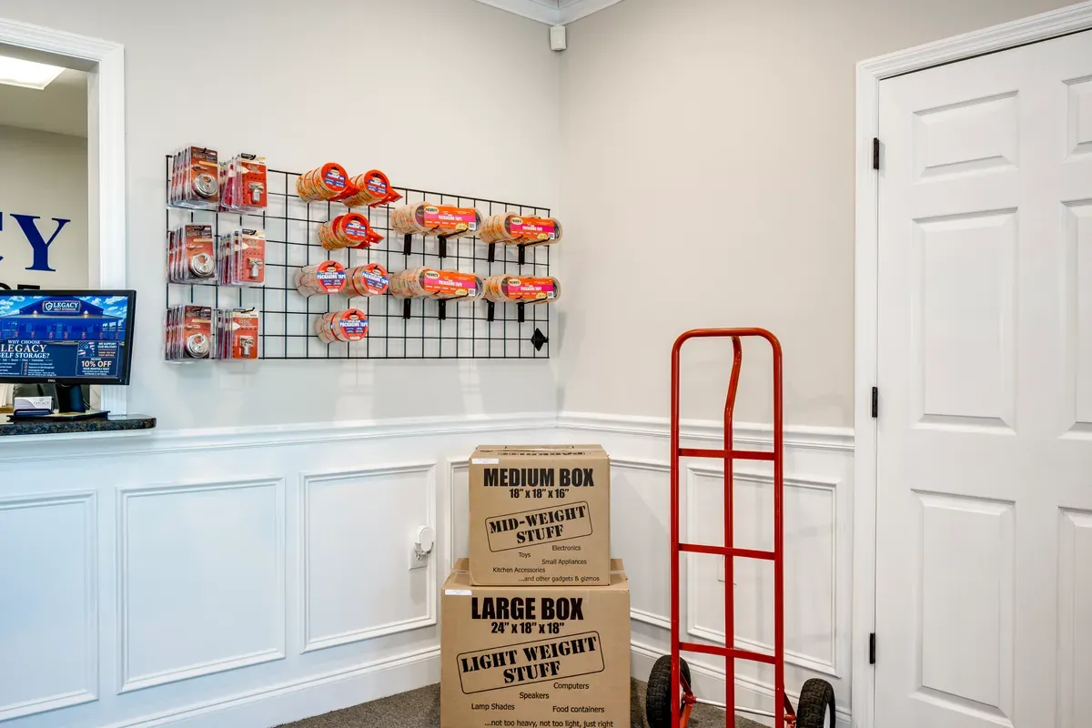 Legacy Self Storage Fort Gordon - Storage Supplies1