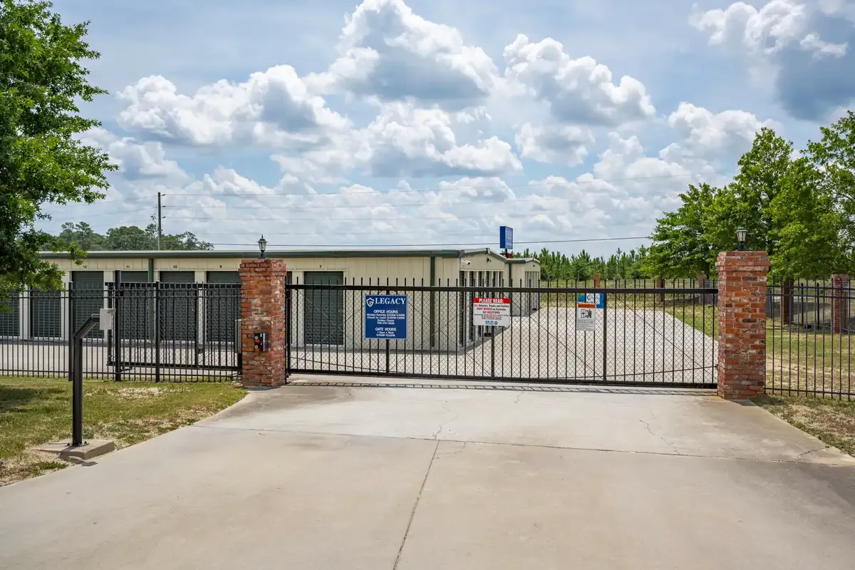 Legacy Self Storage Fort Gordon - Exterior Gated Entrance