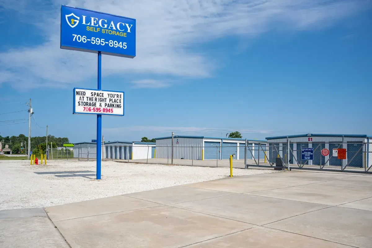 Legacy Self Storage Thomson GA - Gated Entrance