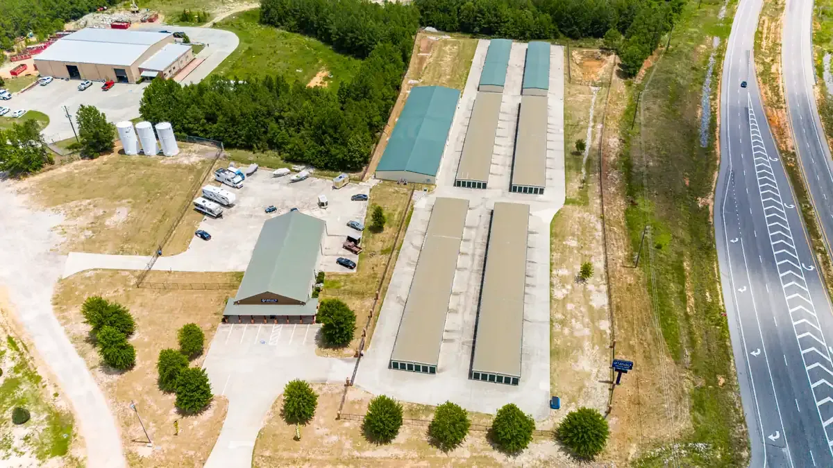 Legacy Self Storage Fort Gordon - Aerial 2