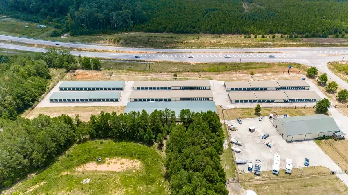 Legacy Self Storage Fort Gordon - Aerial 1