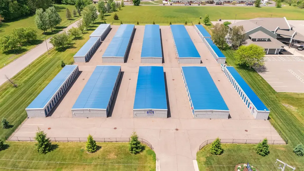Legacy Hartel facility drone view of facility 