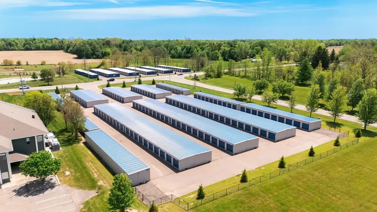 Legacy Hartel facility drone view 