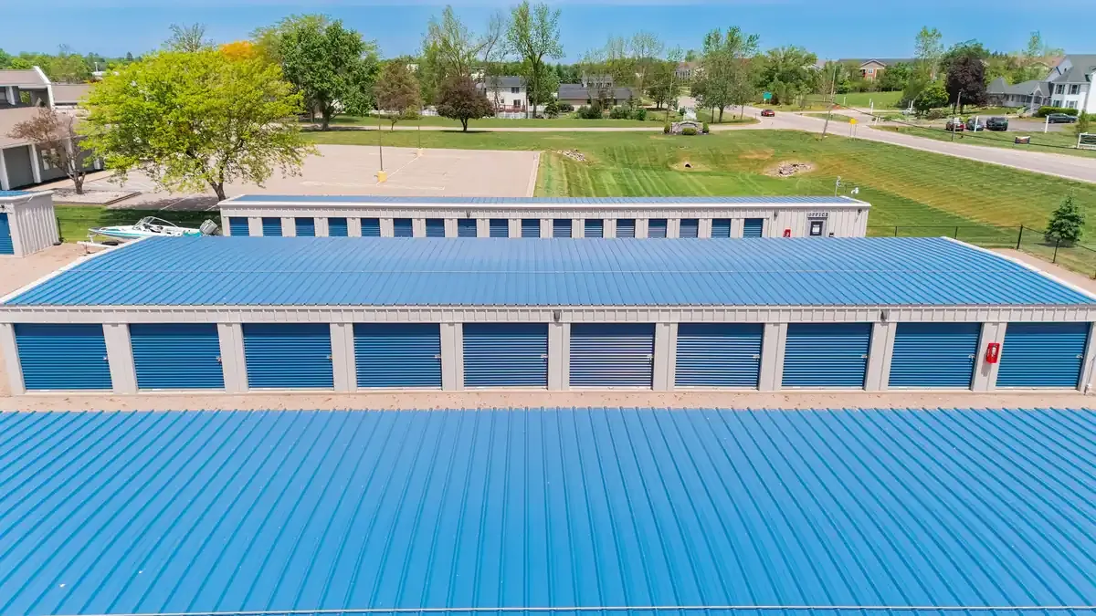 Legacy Hartel facility drone view 