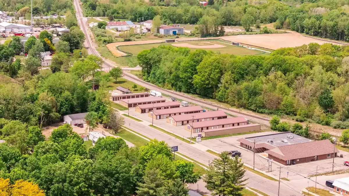 Legacy Self Storage drone view