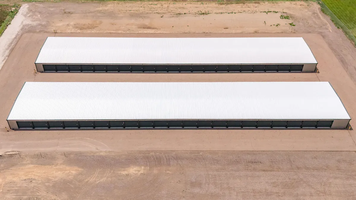 Legacy Self Storage Winstanley units drone view