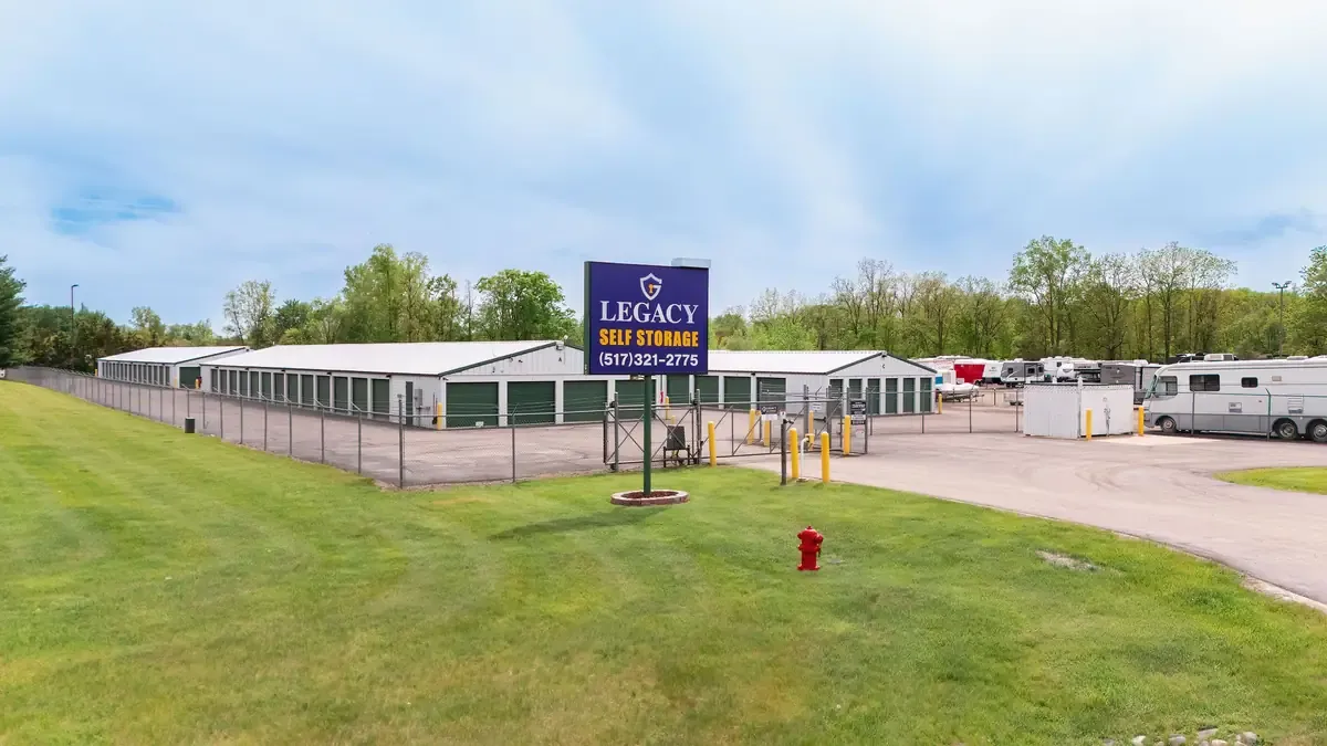 Legacy Self Storage Milwood gated facility 