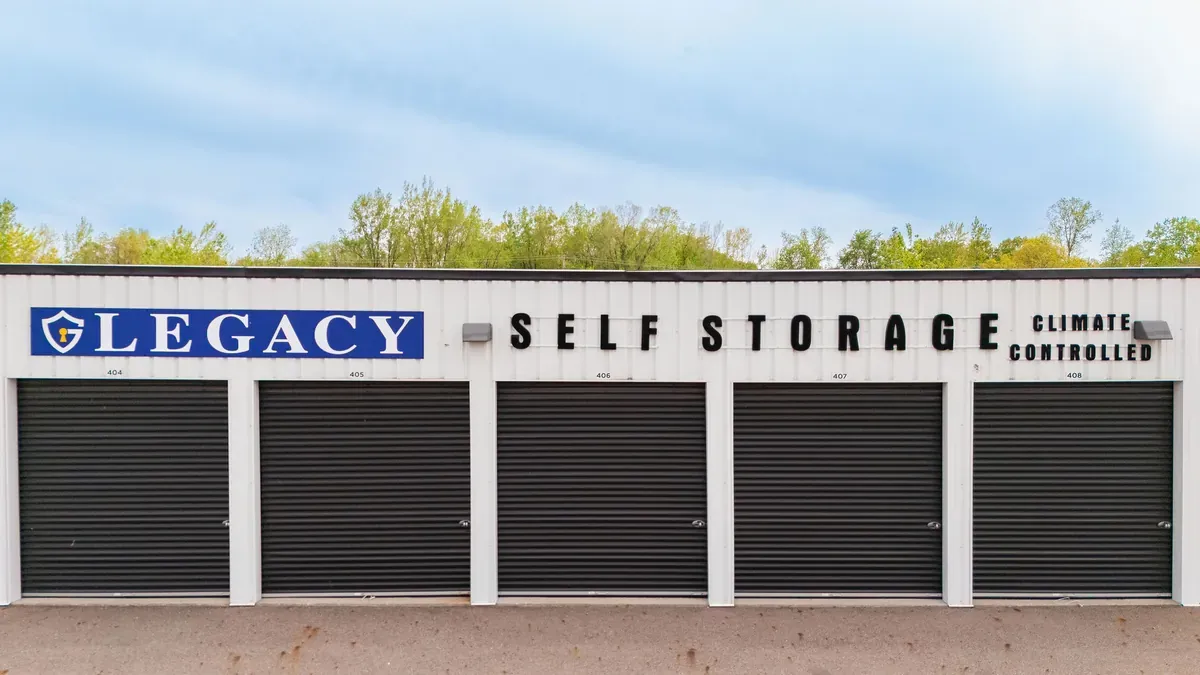 Legacy Self Storage Grand River outdoor units 
