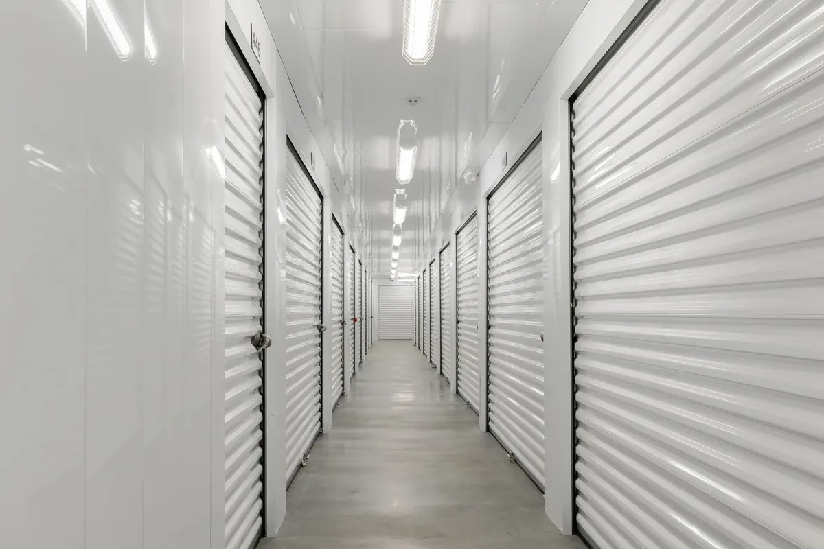 Legacy Self Storage Grand River hallway of indoor unit