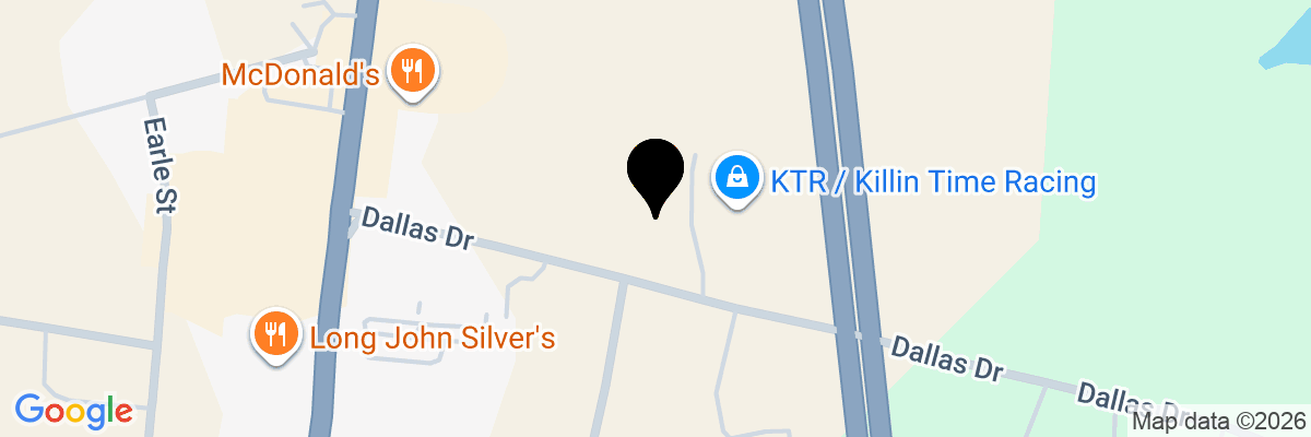 Map showing facility locations