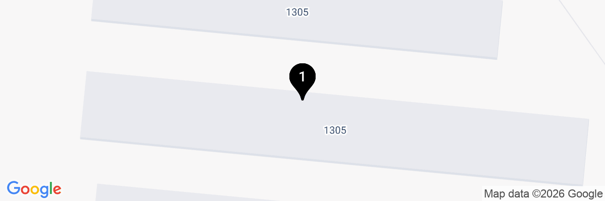 Map showing facility locations