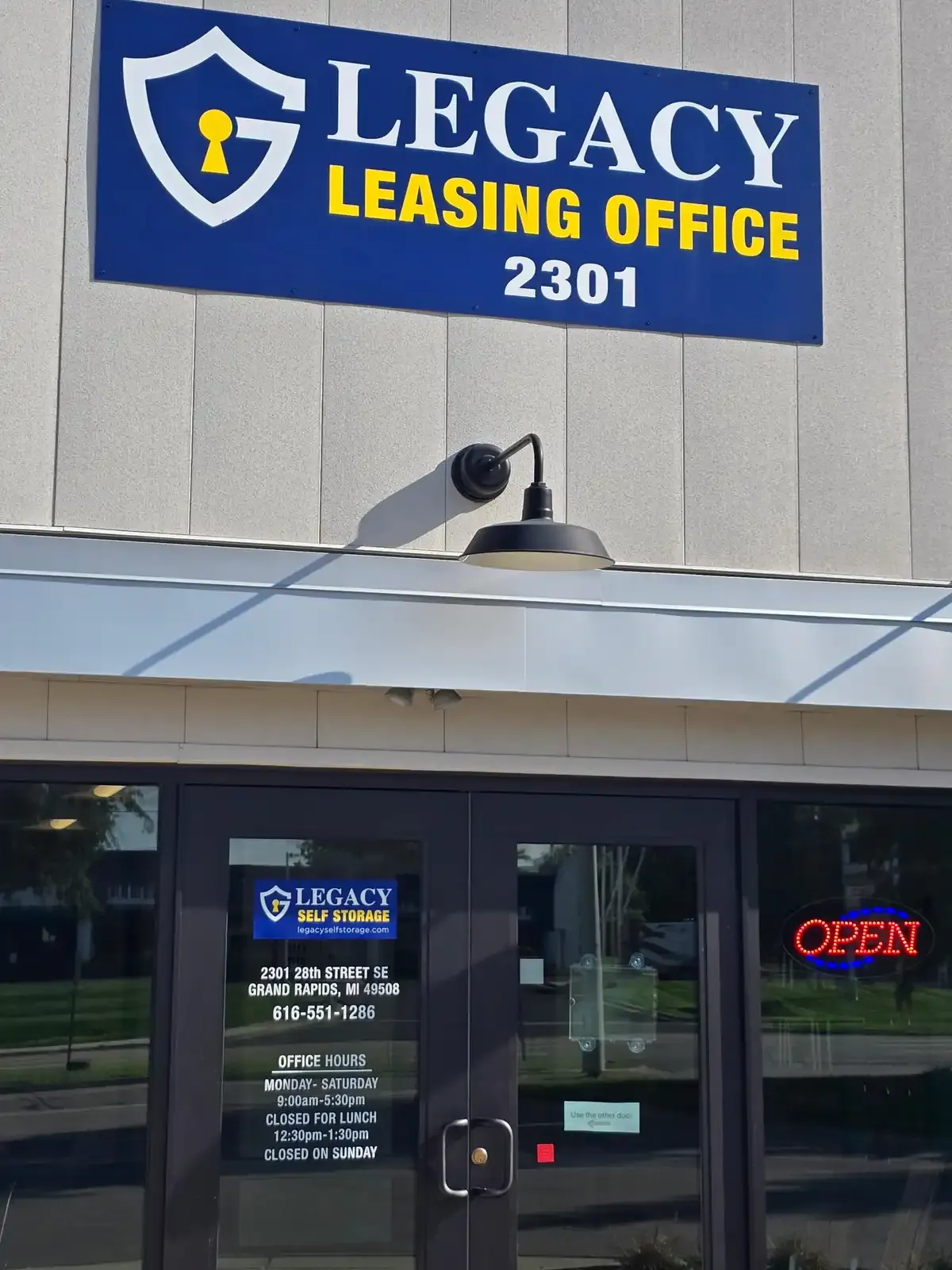 Legacy Self Storage Grand Rapids - Leasing Office