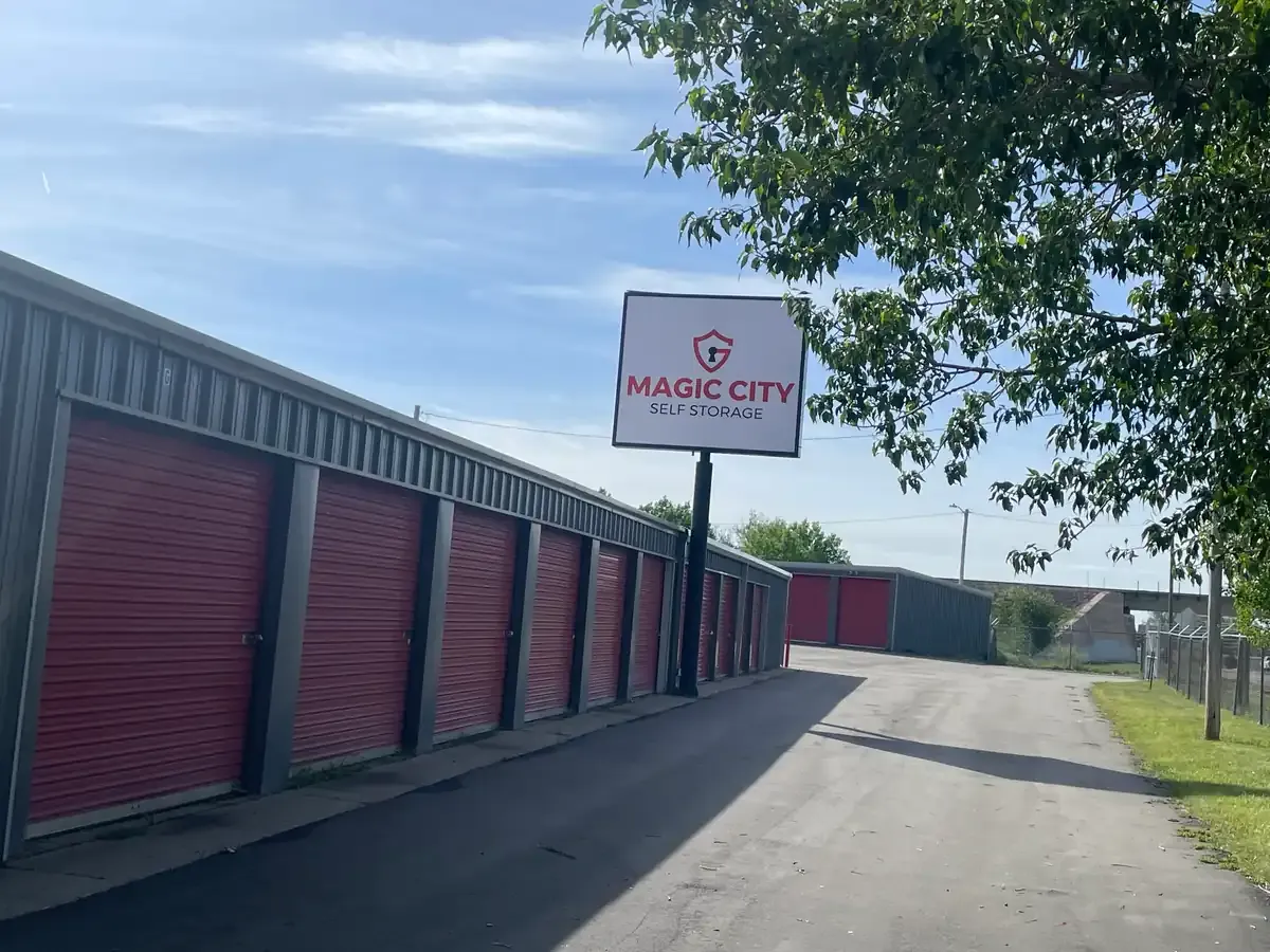 8518 - Magic City Self Storage - Missile Dr., Cheyenne facility with signage