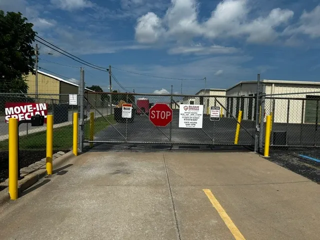 Kenwood Legacy Self Storage gated entry